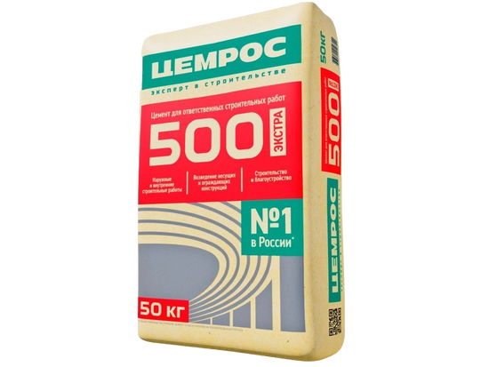 Цемент Цемрос 500 Экстра (50 кг.)