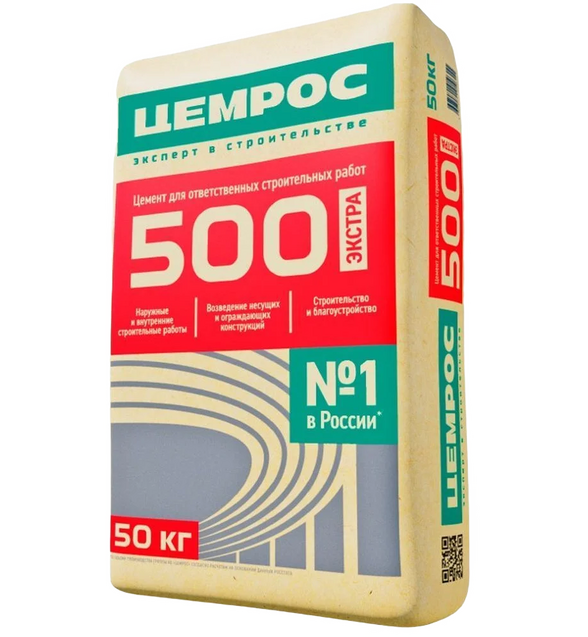 Цемент Цемрос 500 Экстра (50 кг.)