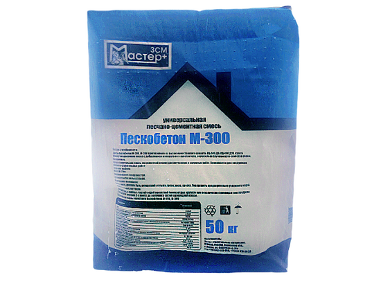 Пескобетон «Мастер+» М-300 (25 кг.)