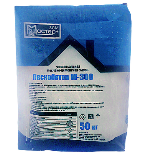 Пескобетон «Мастер+» М-300 (25 кг.)